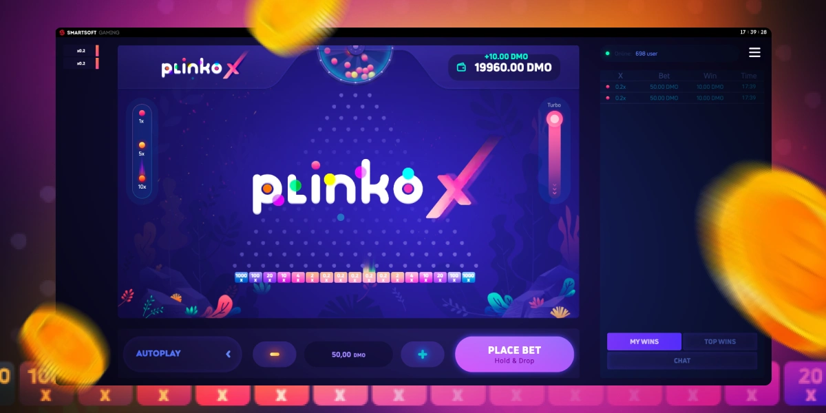 Plinko X im Online-Kasino