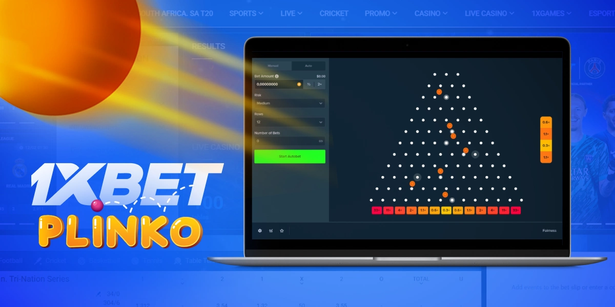 Plinko game 1xBet
